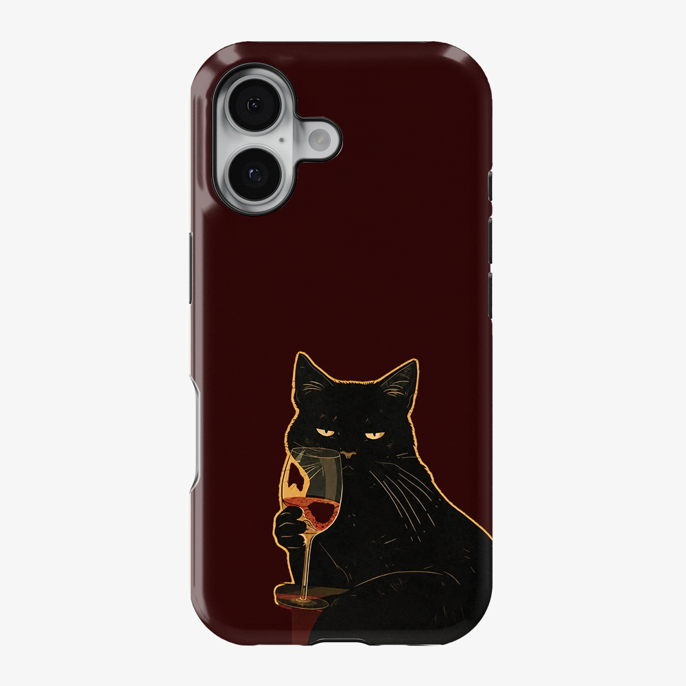 Sip Happens Cat Phone Case