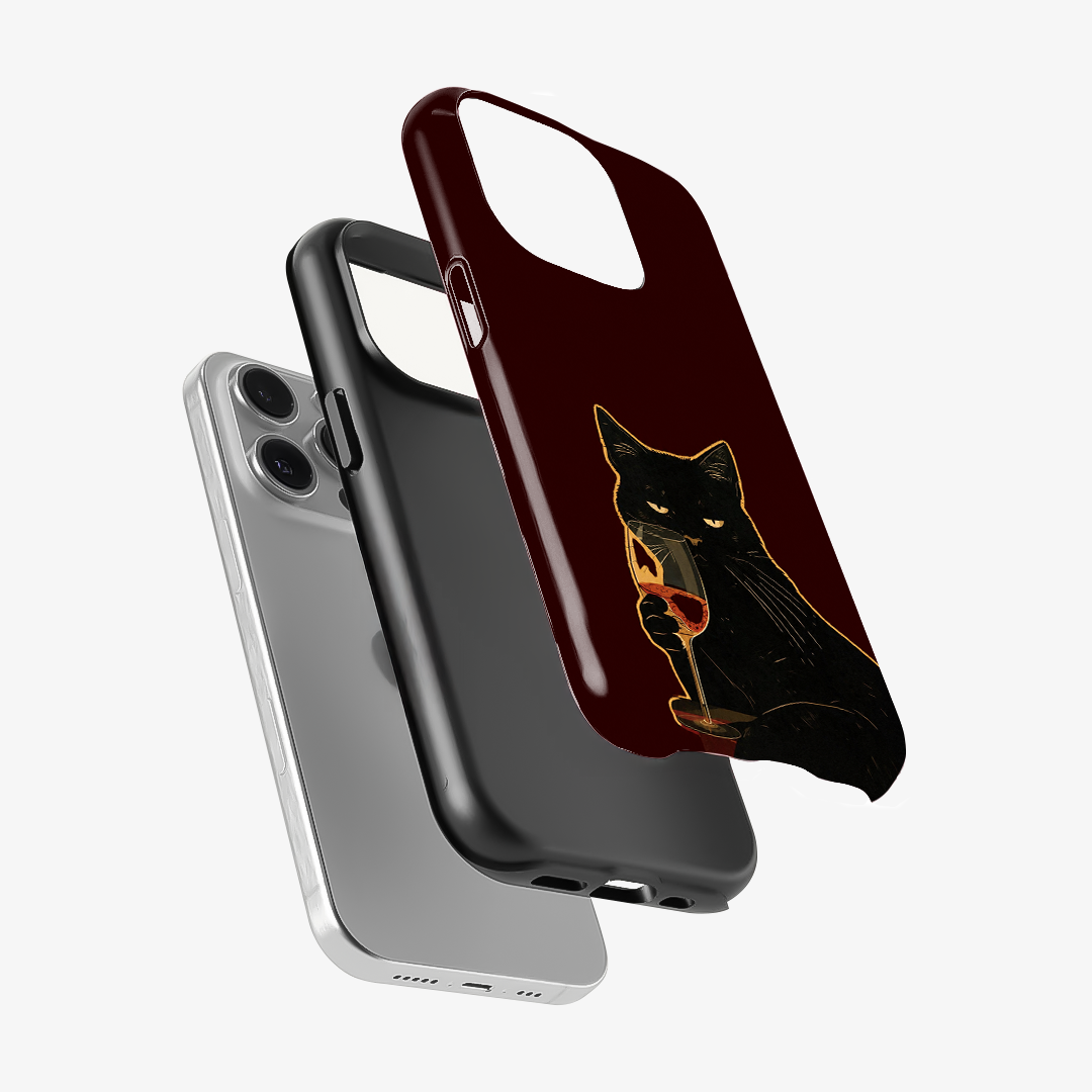 Sip Happens Cat Phone Case