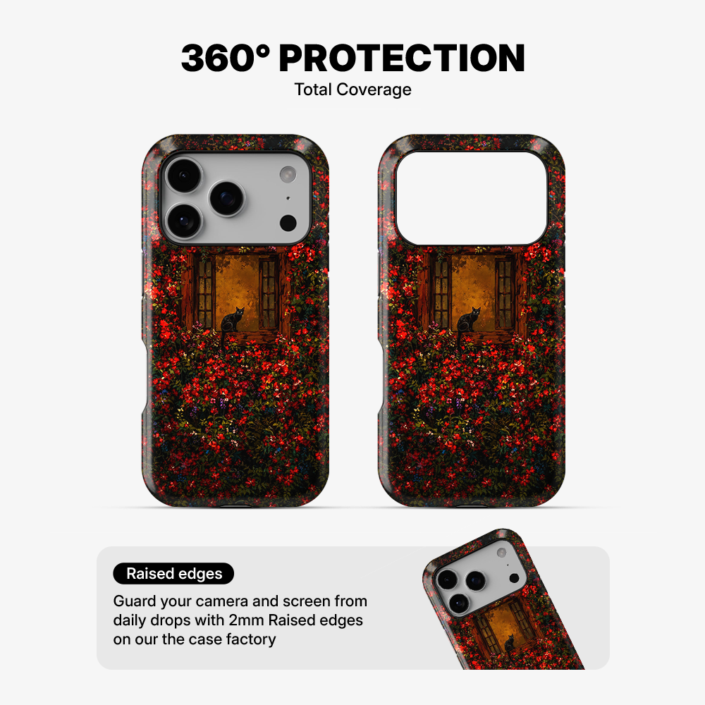 The Secret Cat Garden Phone Case