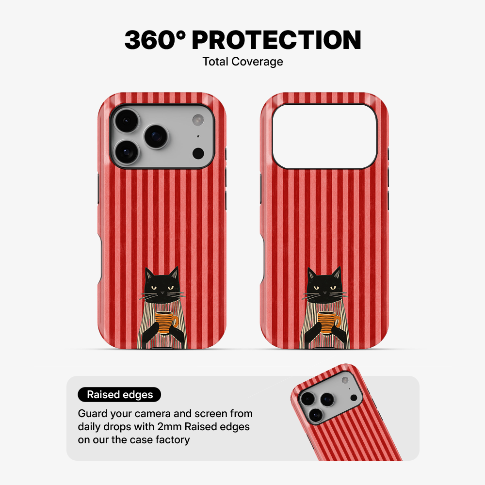 Red Stripe Society Phone Case
