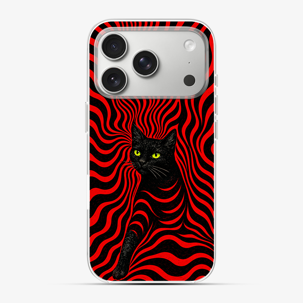 Red Alert Cat Phone Case