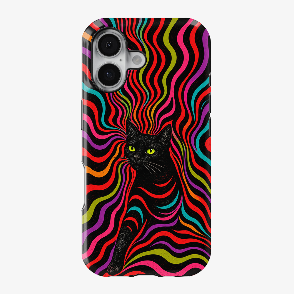 Trippy Whiskers Phone Case