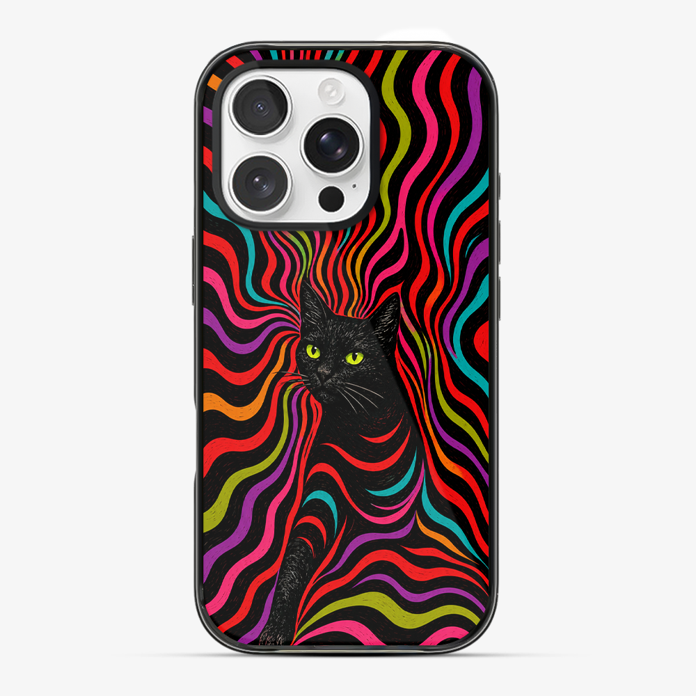 Trippy Whiskers Phone Case