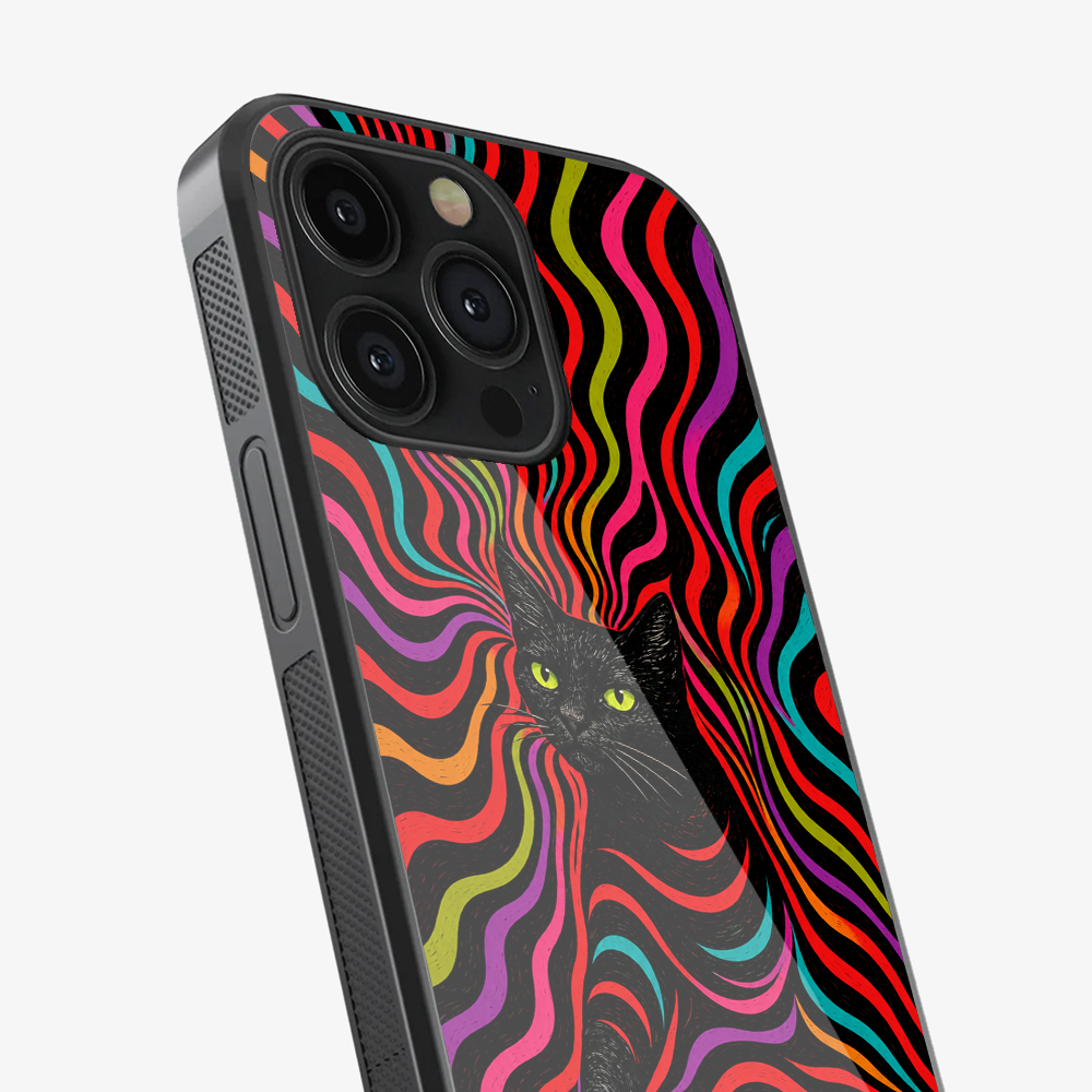Trippy Whiskers Phone Case