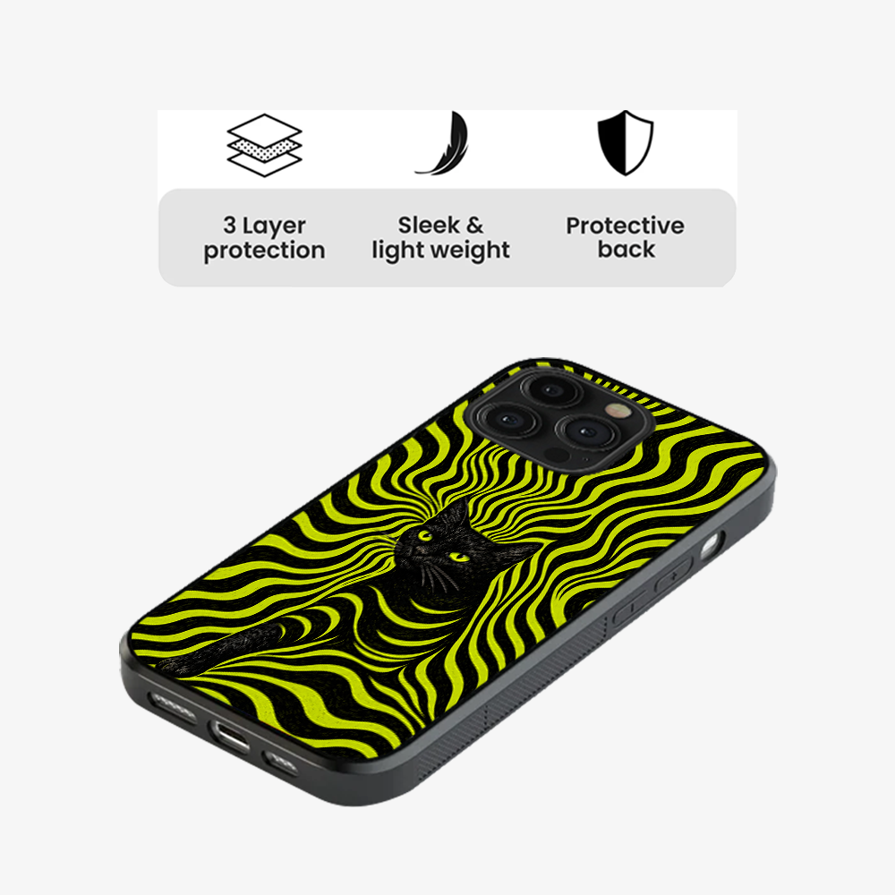 Neon Meow Phone Case