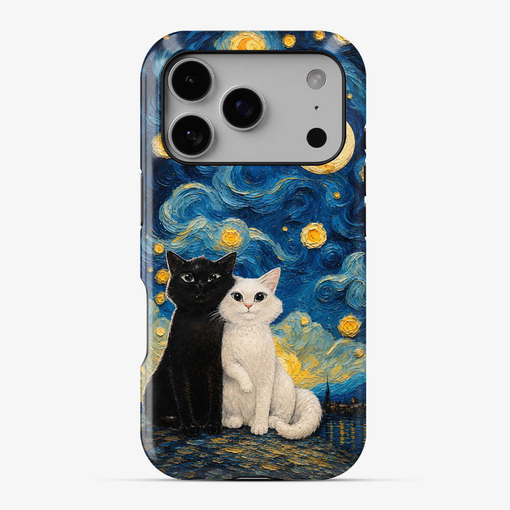 Moon Mood Cat Phone Case