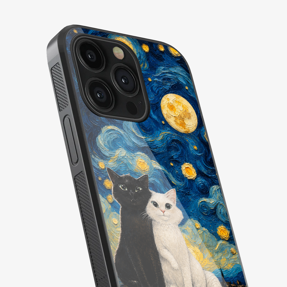 Moon Mood Cat Phone Case