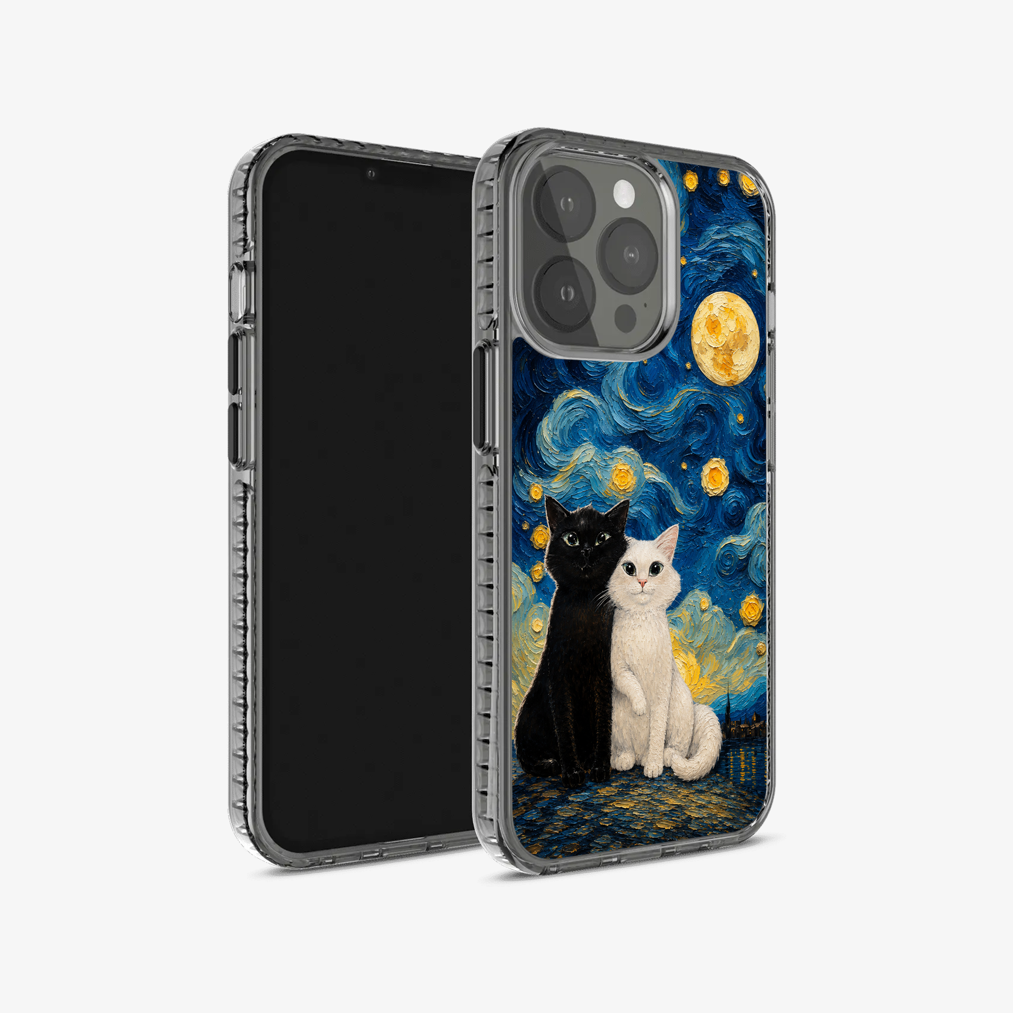 Moon Mood Cat Phone Case