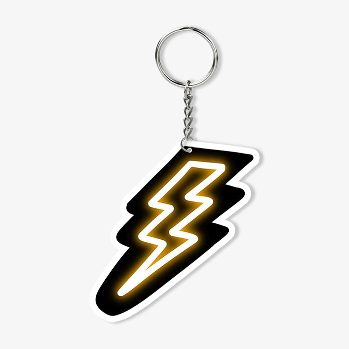 Neon Lightning KeyChain