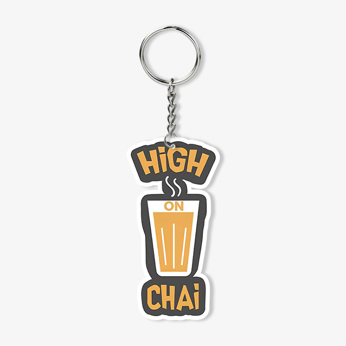 High On Chai KeyChain