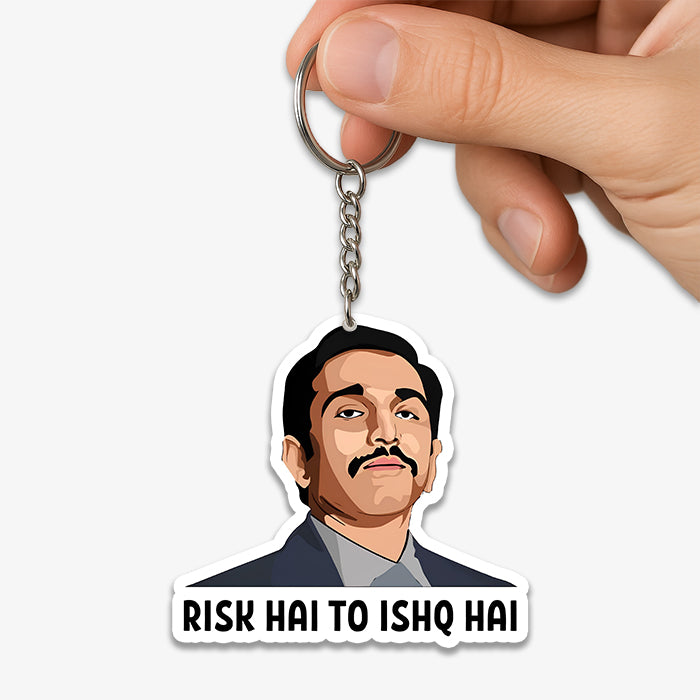 Risk Hai To Ishq Hai KeyChain