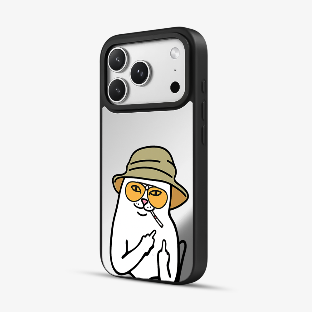 Cat Showing OFF Mirror Phone Case