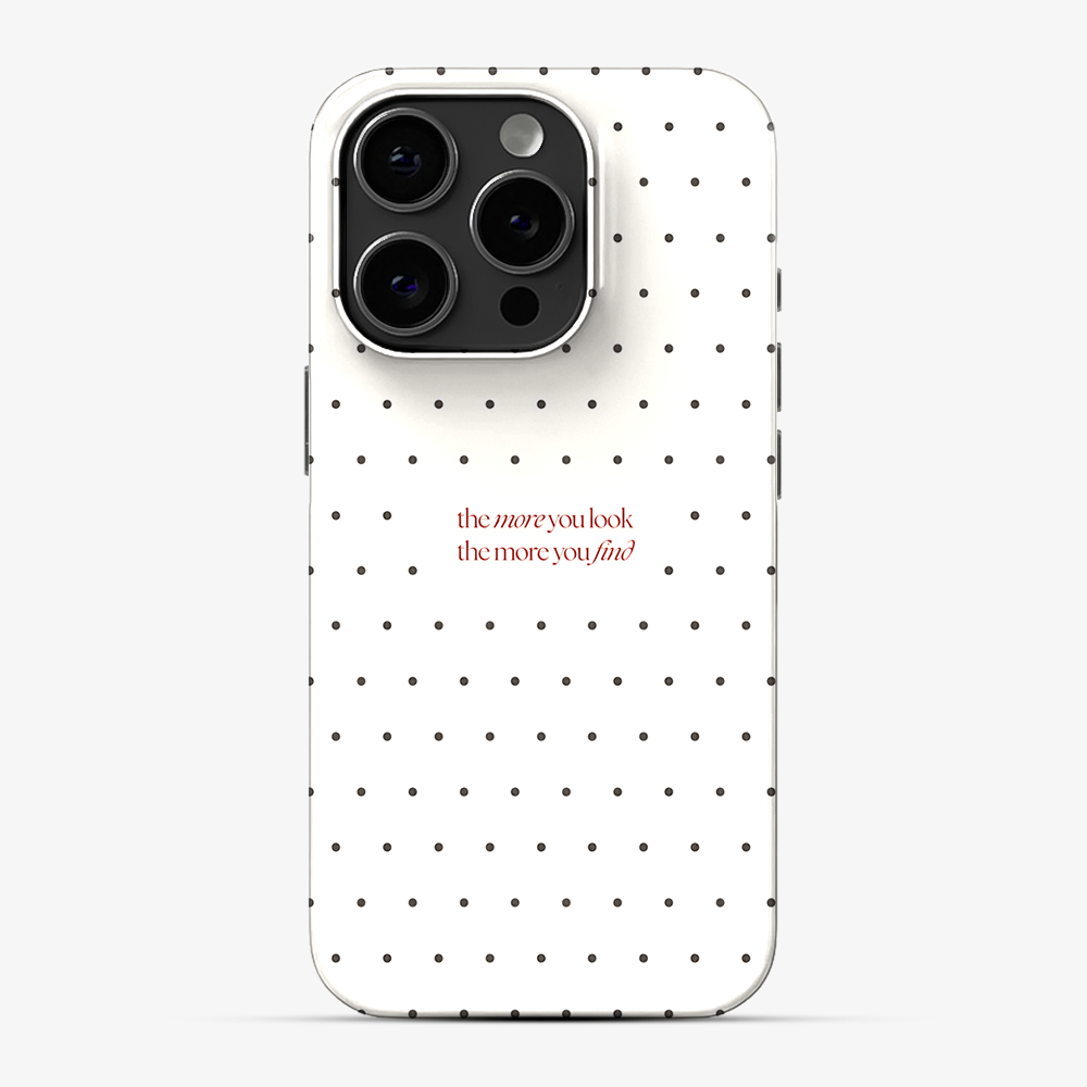 Vanilla Dot Diary Phone Case