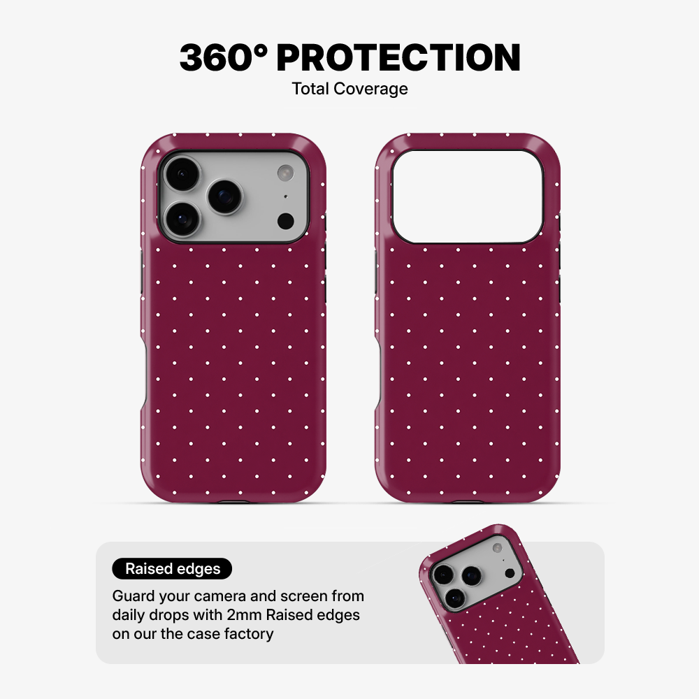 Berry Dot Affair Phone Case