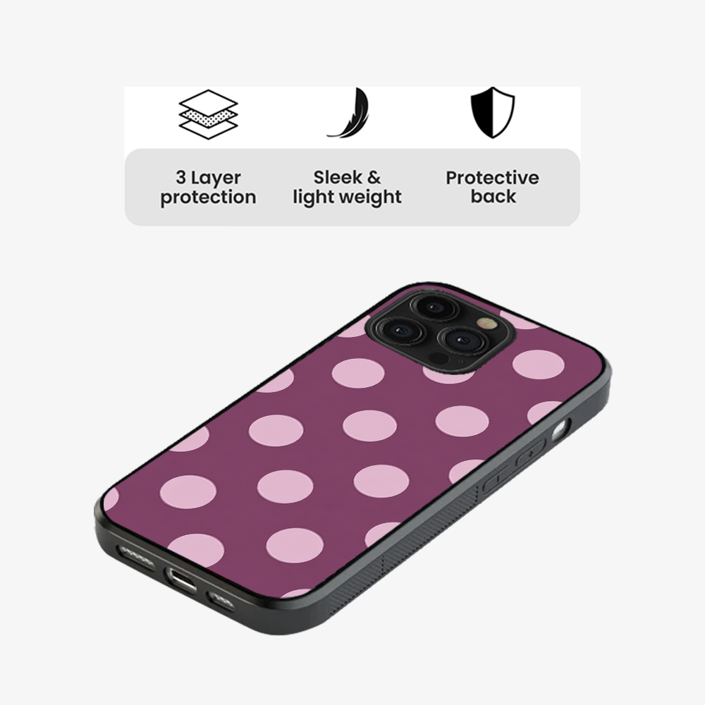 Mauve Dot Muse Phone Case