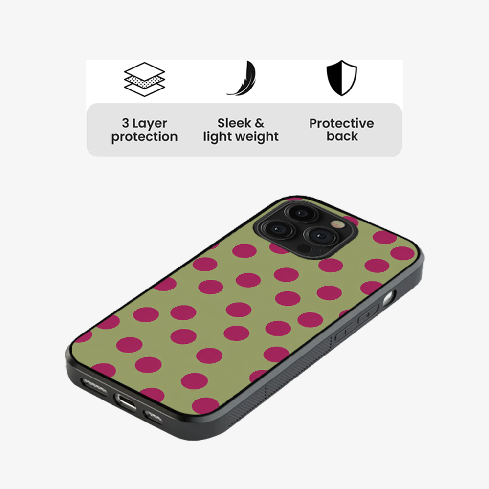 Berry Garden Dots Phone Case