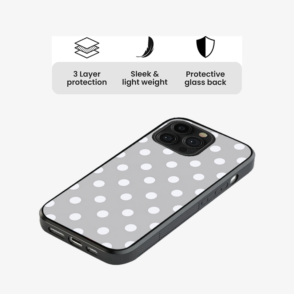 Silver Lining Dots Phone Case