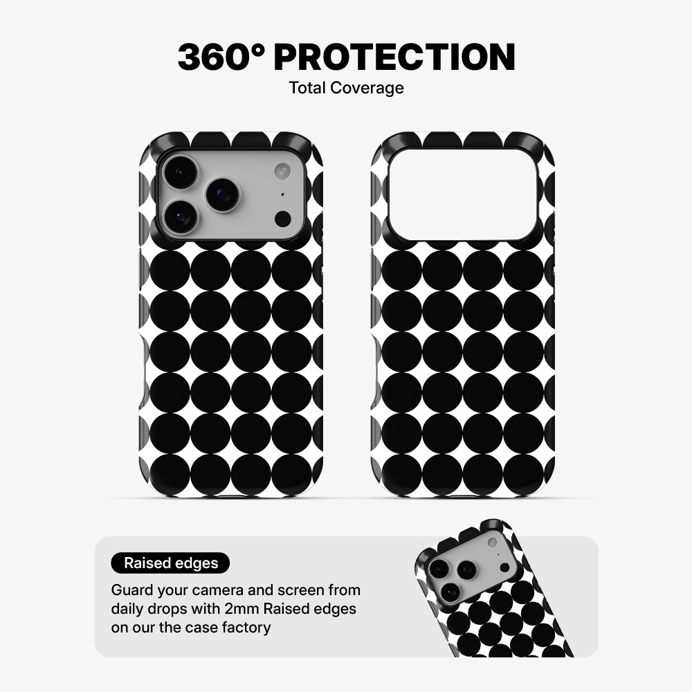 Dot Matrix Noir Phone Case