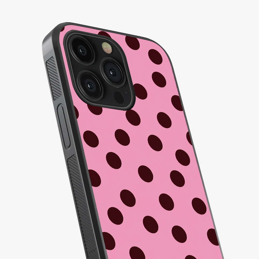 Pink Velvet Dots Phone Case