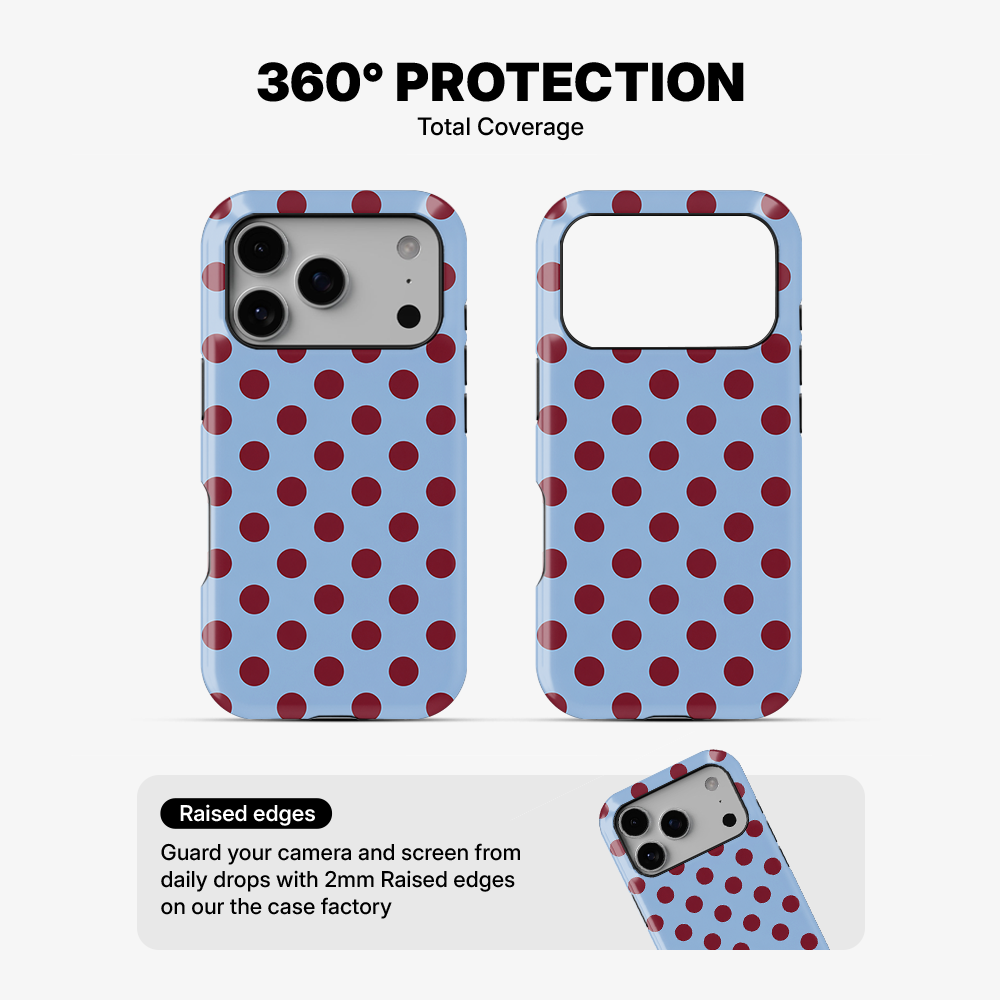 Cherry Cola Dots Phone Case