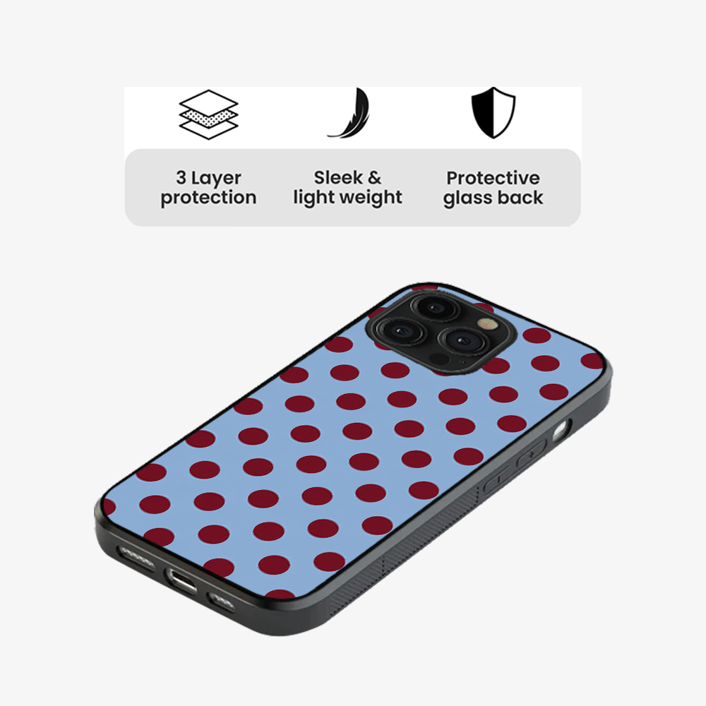 Cherry Cola Dots Phone Case