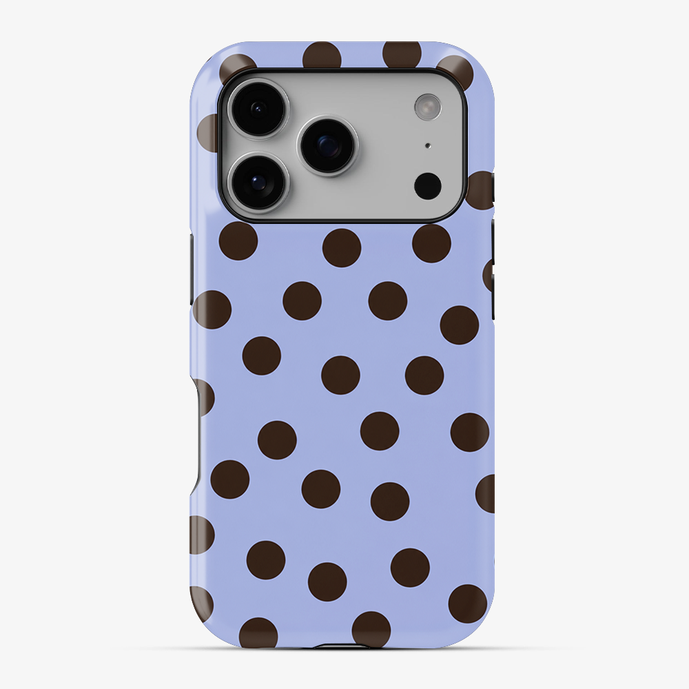 Lavender Latte Dots Phone Case