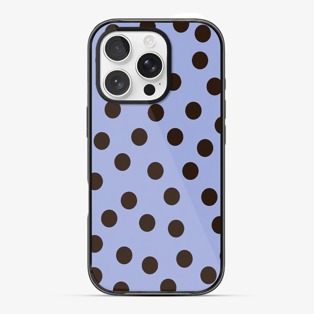 Lavender Latte Dots Phone Case