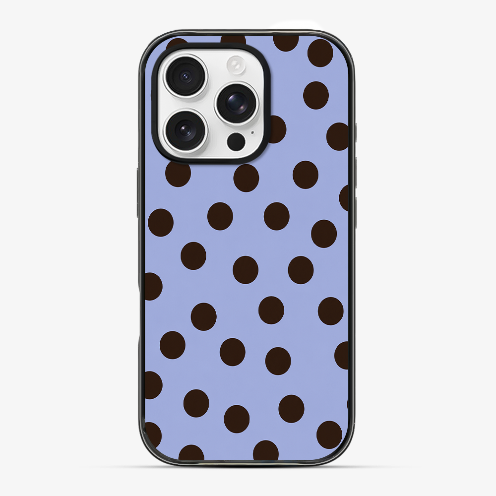 Lavender Latte Dots Phone Case