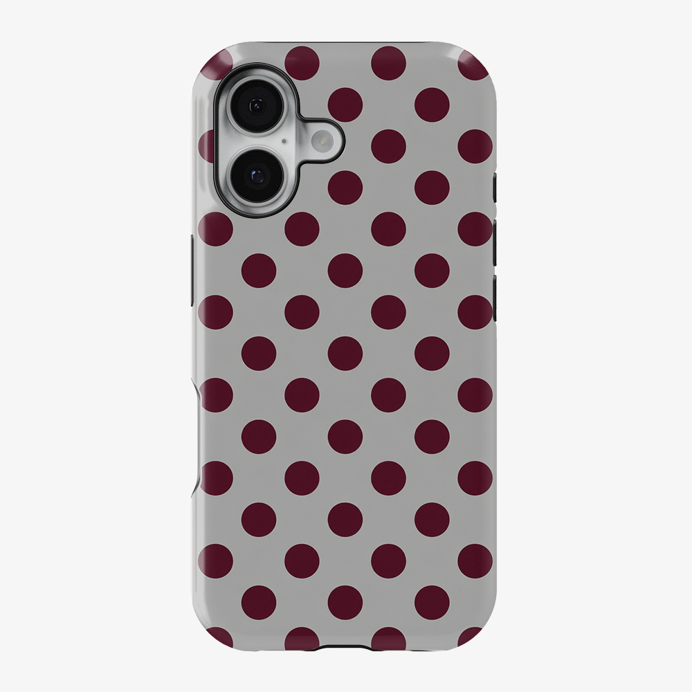 Plum Dot Society Phone Case