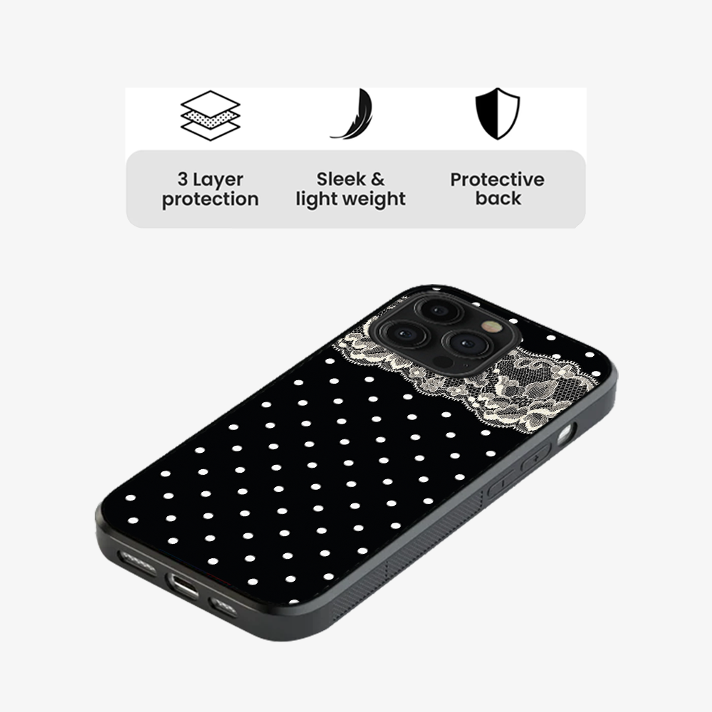 Lace & Dots Phone Case