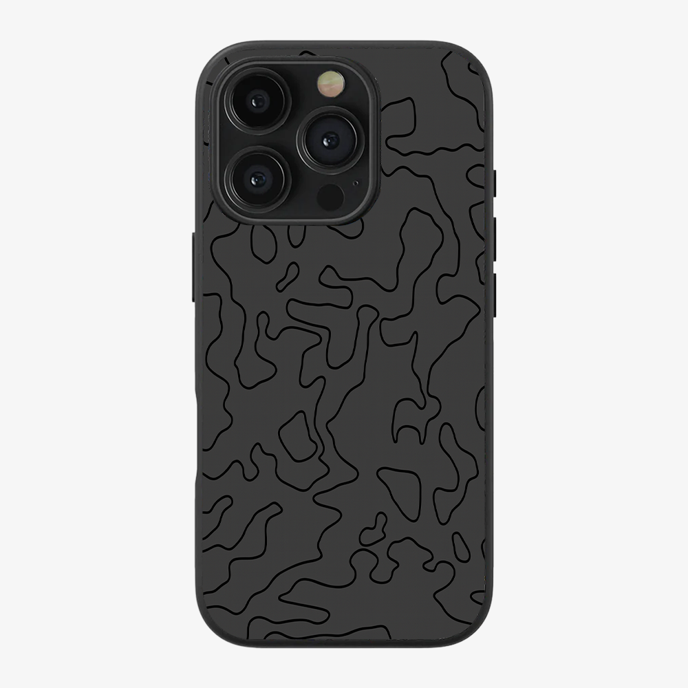Black Rock Phone Case Clear Silicone Case
