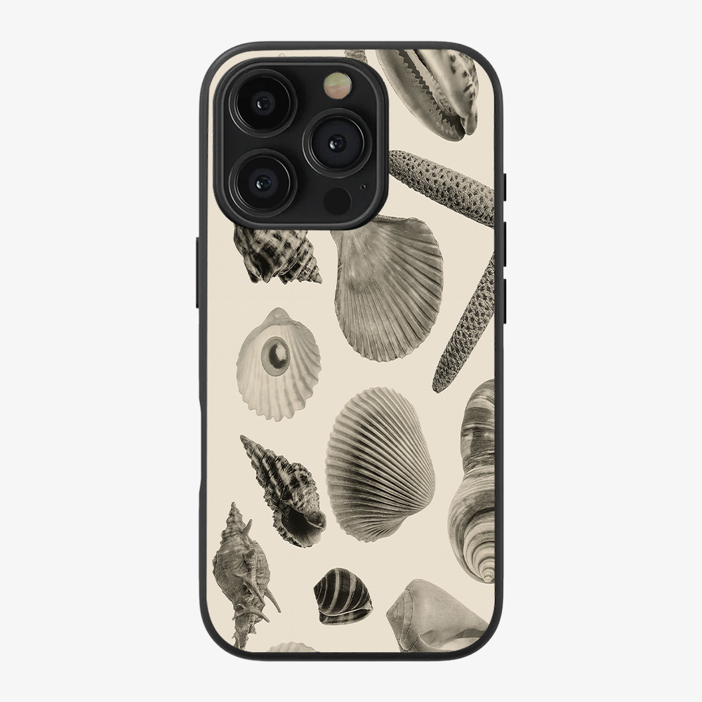 Shell Mosaic Phone Case Clear Silicone Case