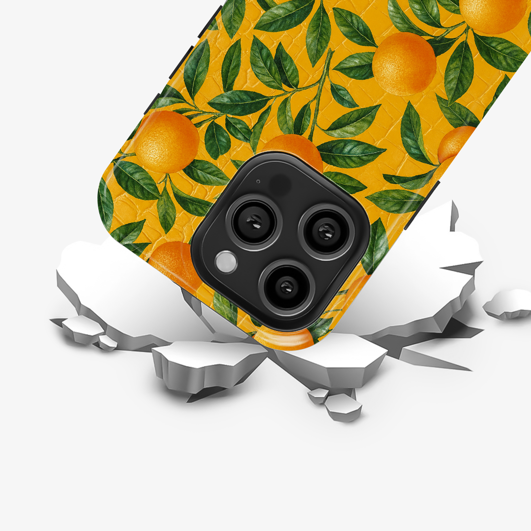 Orange Lemonade Armoured Phone Case