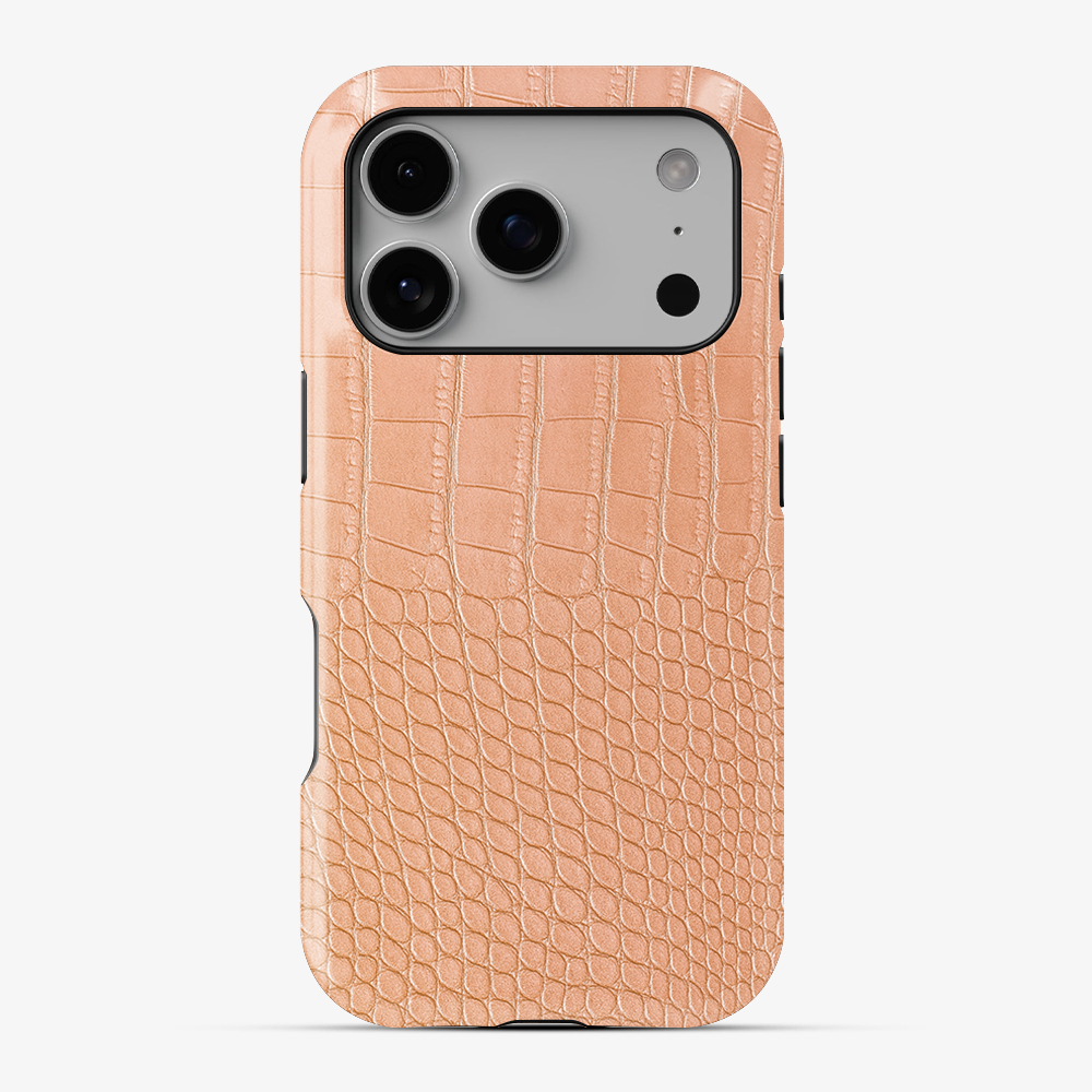 Pink Croco Phone Case