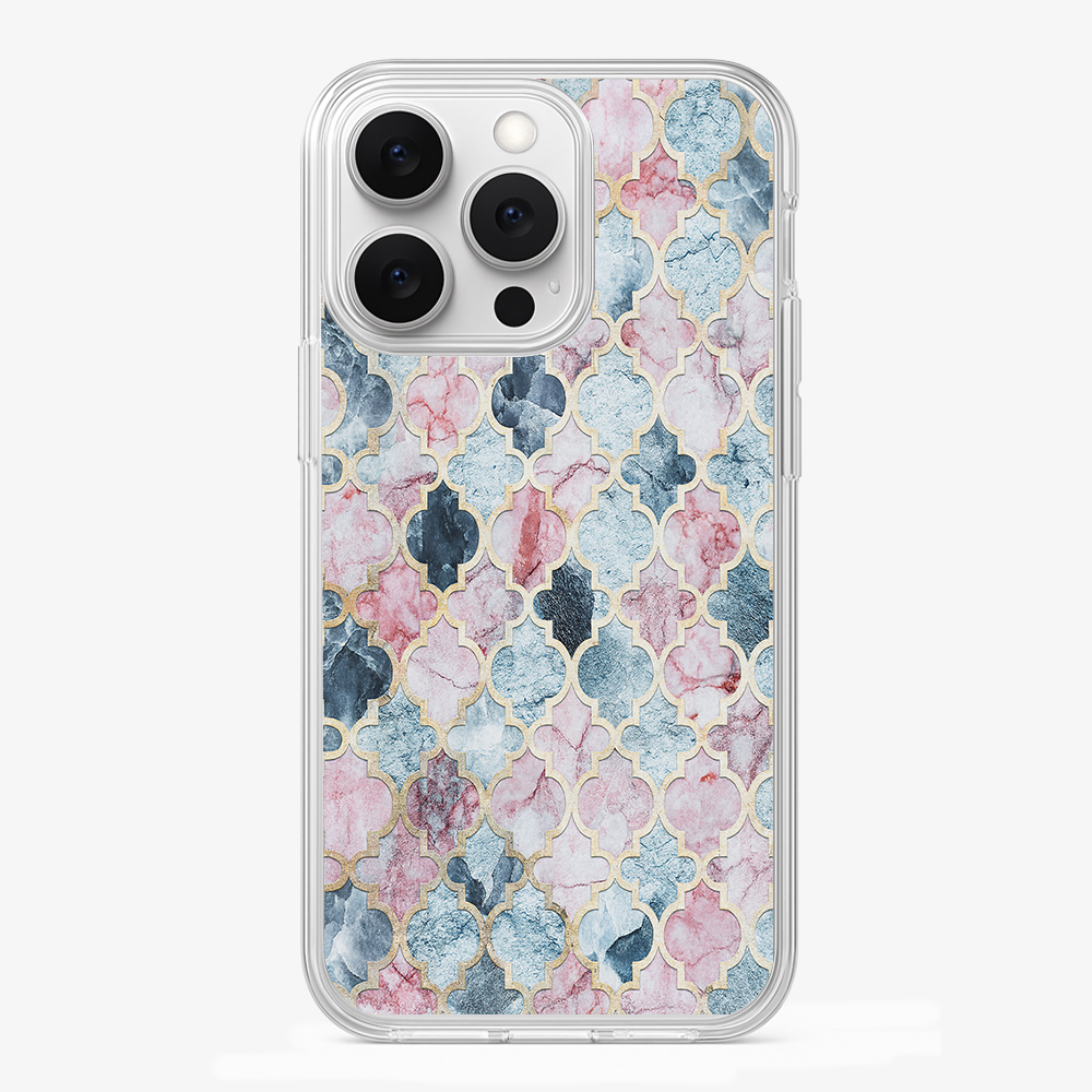 Pink Beach Phone Case Glass Case