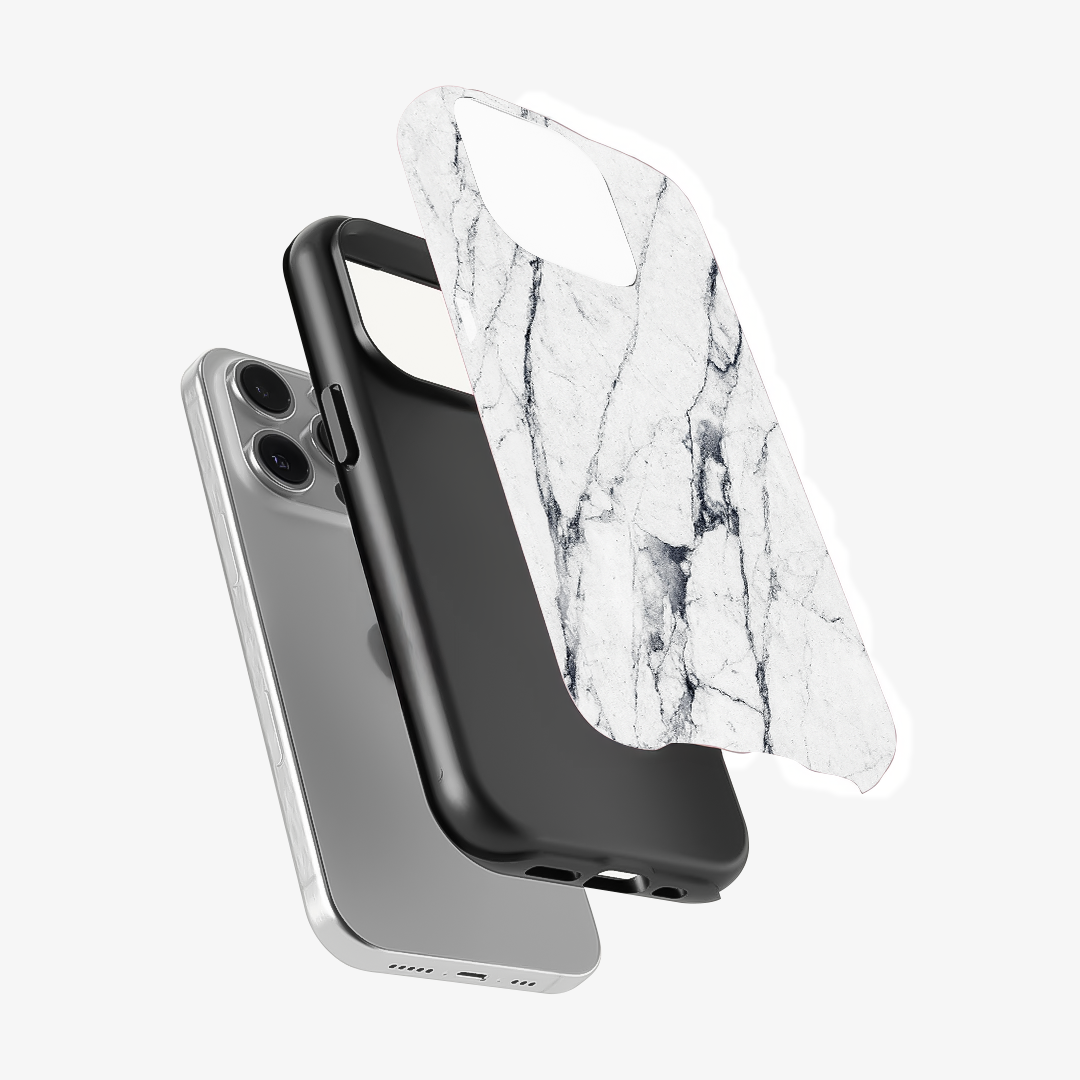 Stain White Armoured Phone Case
