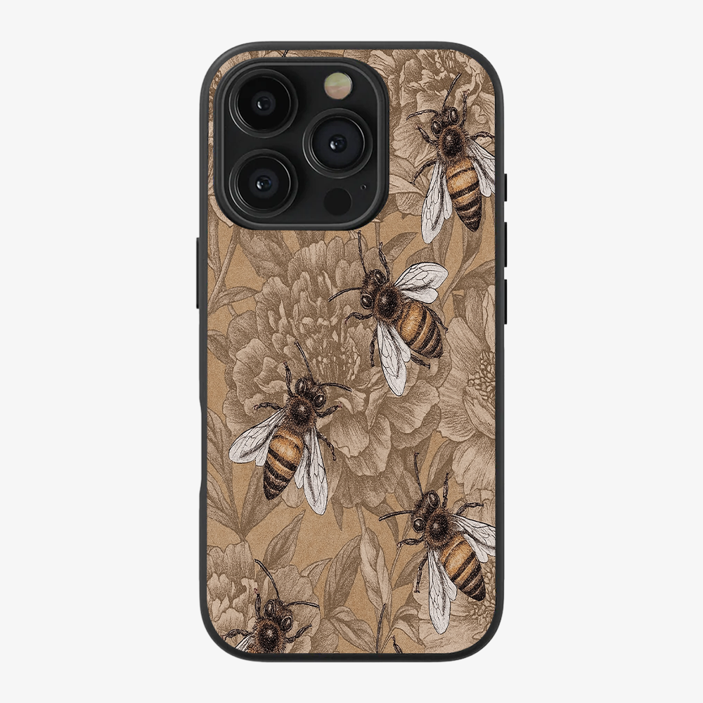 Honey Bee Phone Case Clear Silicone Case