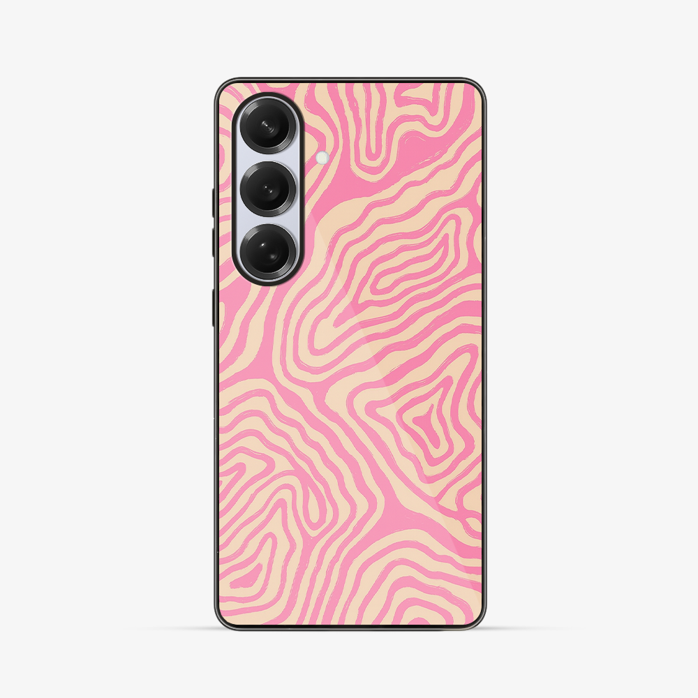 Pink Shores Samsung Phone Case Glass Case