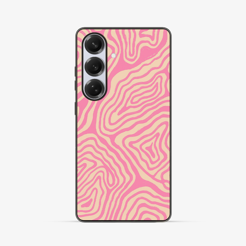 Pink Shores Samsung Phone Case Clear Silicone Case