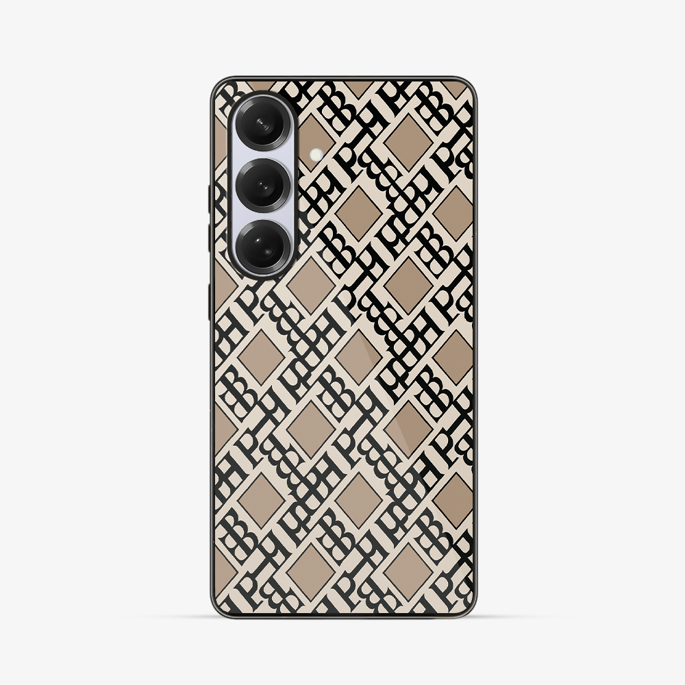 Monogram Samsung Phone Case Glass Case