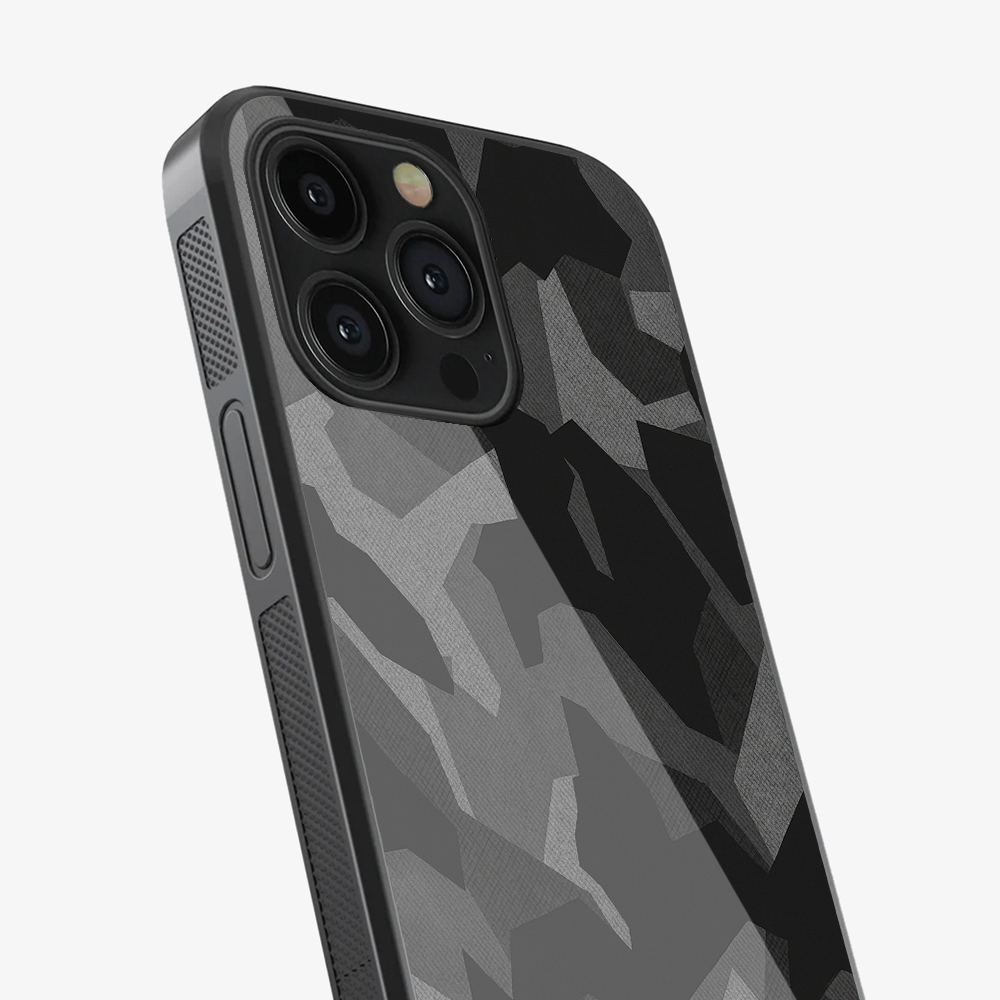 Night Black Camouflage Phone Case