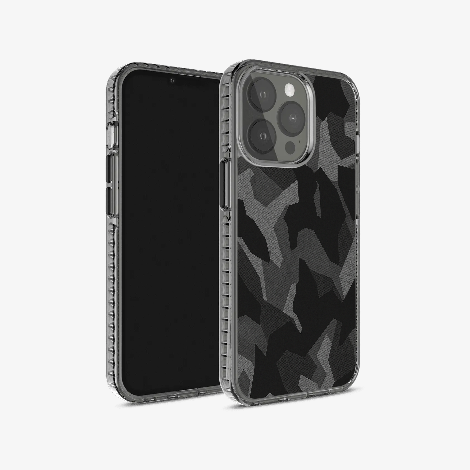 Night Black Camouflage Phone Case