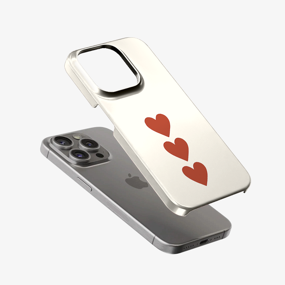 Three Hearts Phone Case