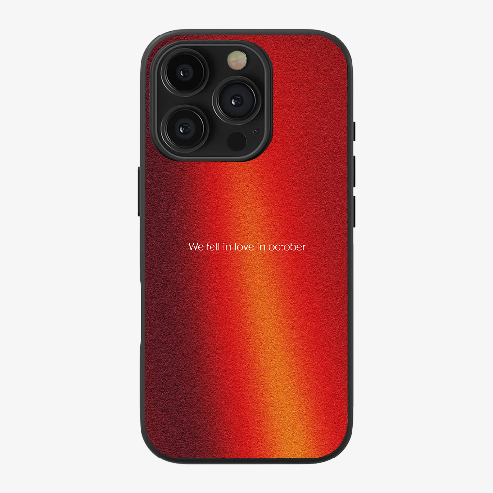 October Phone Case Anti Yellow Silicone Case