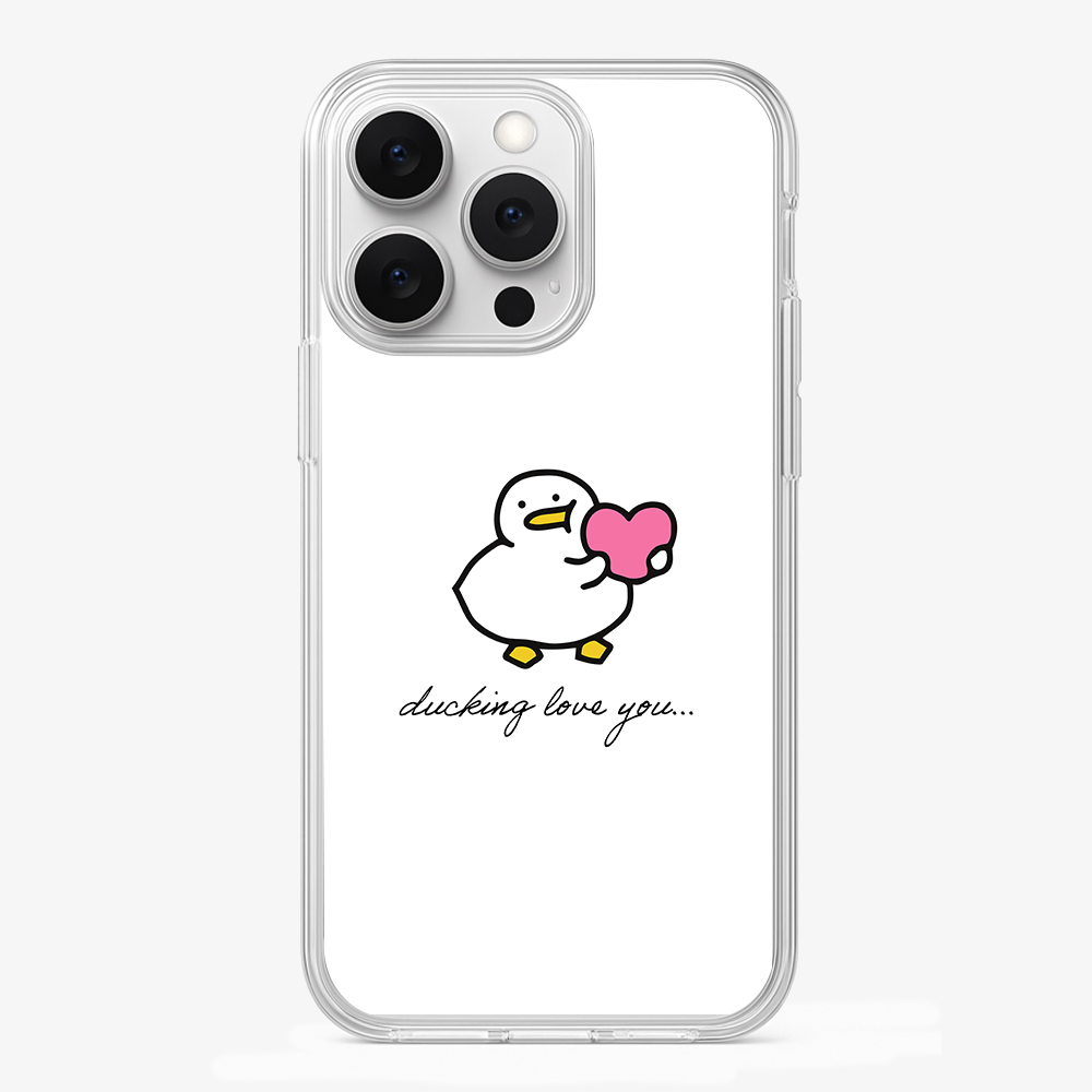 Ducking Love You Phone Case Glass Case