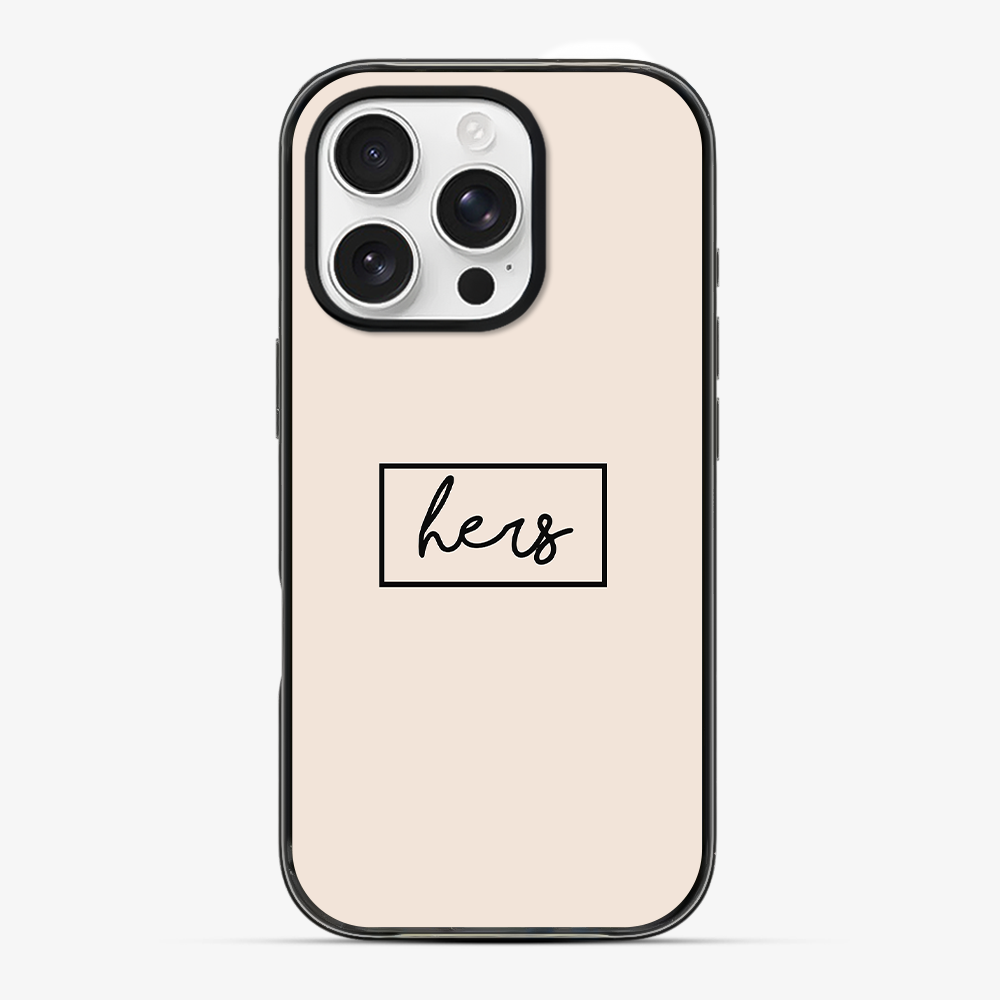 Her Phone Case Clear Silicone Case
