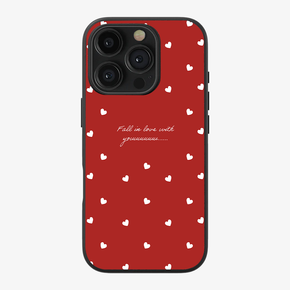 Fall In Love Phone Case Anti Yellow Silicone Case