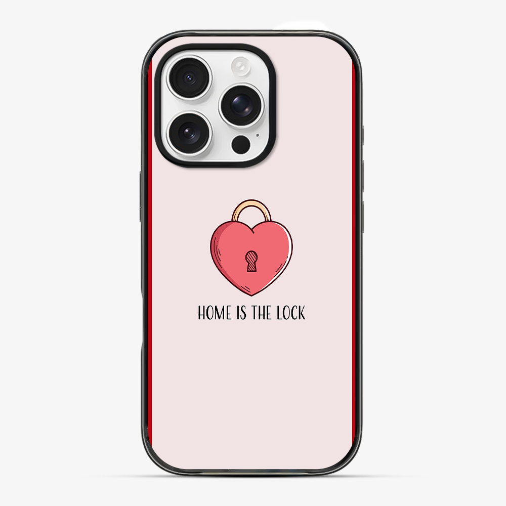 Heart Lock Phone Case Clear Silicone Case