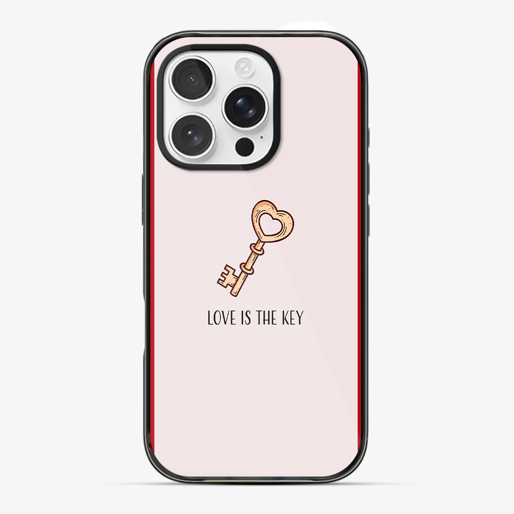 Love Is The Key Phone Case Hard 2.0 Case