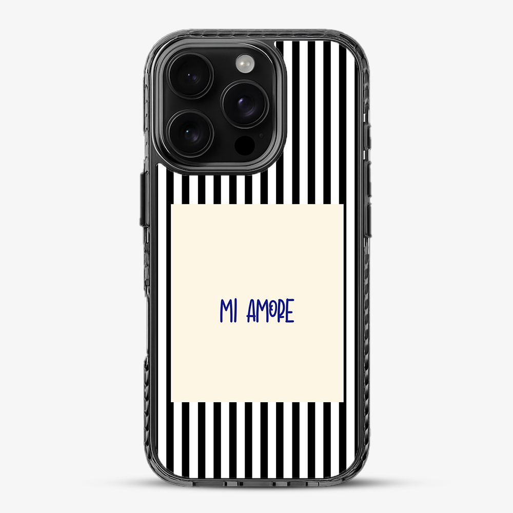 Mi Amore Black Phone Case
